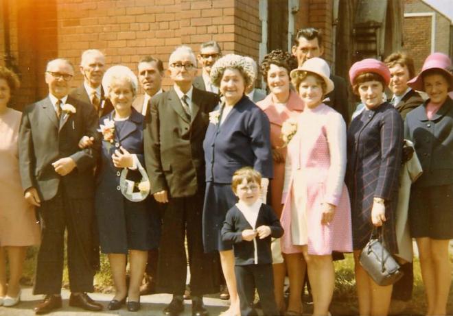 Wedding of Alec Besford and Jane Johnson, 3 July 1971