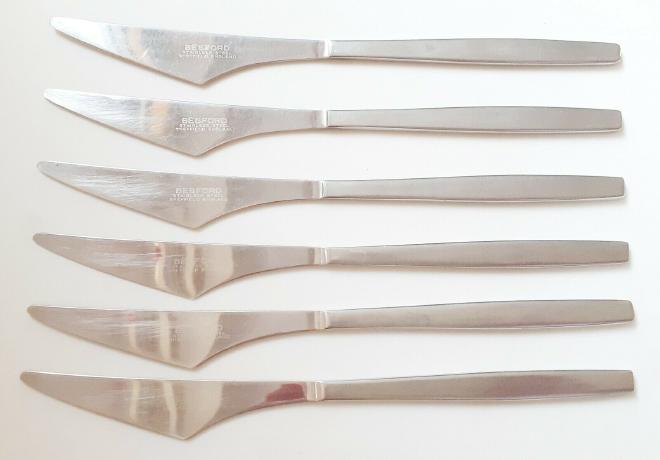 Besford stainless steel knives