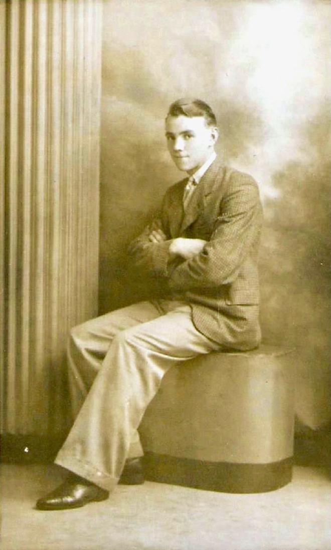 David Besford as a young man