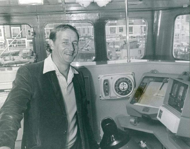 David Besford aboard the St. Patrick