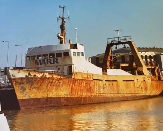 St. Patrick in the late 1980s, falling into disrepair in the ownership of Marr