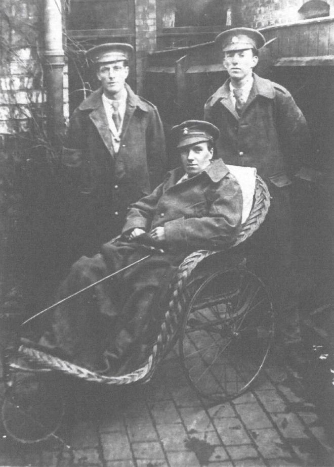 George Besford after his return home from the Somme