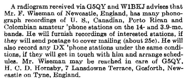 Extract from QST
