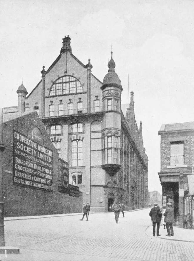 CWS Newcastle Branch, West Blandford Street Premises viewed from Westmorland Road