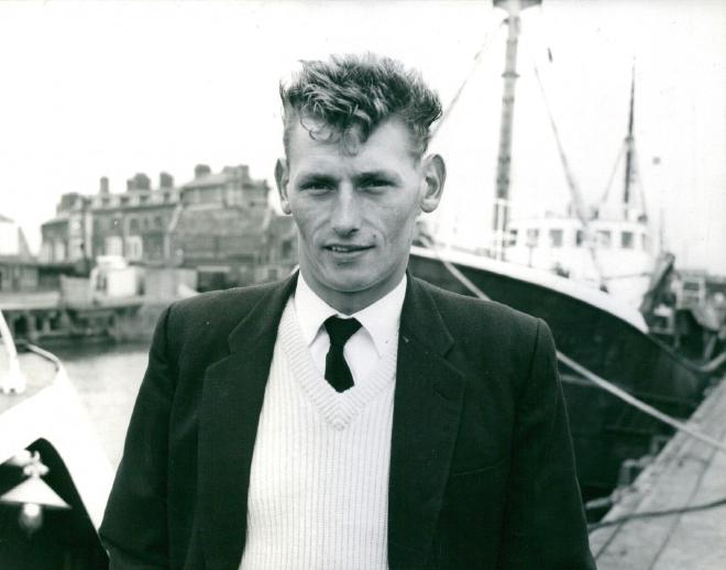 Peter Besford, pictured on 12 October 1962, aged 26