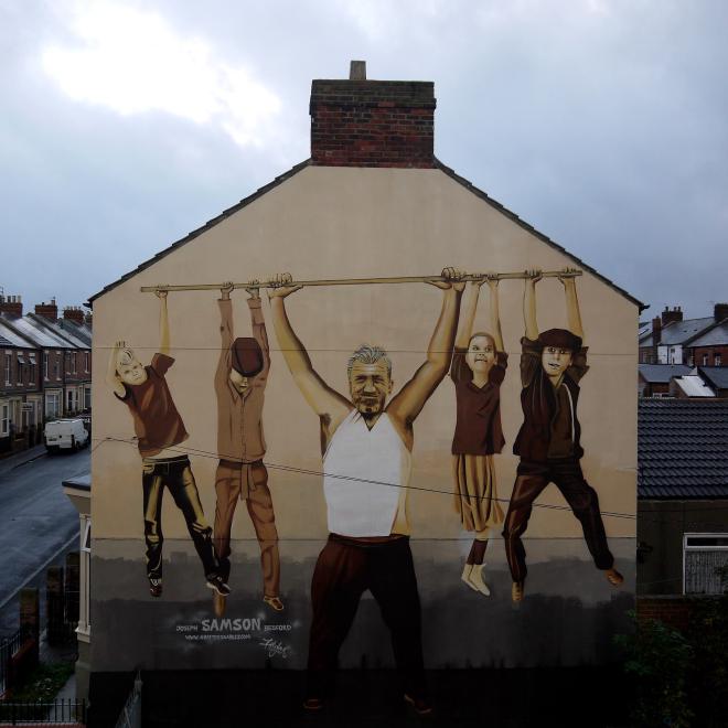 Mural of Samson Besford