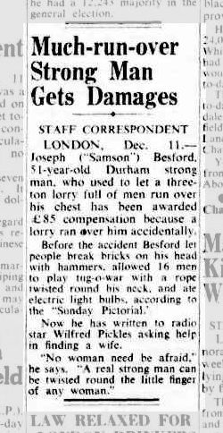 Sydney Morning Herald, 12th December 1950, page 3