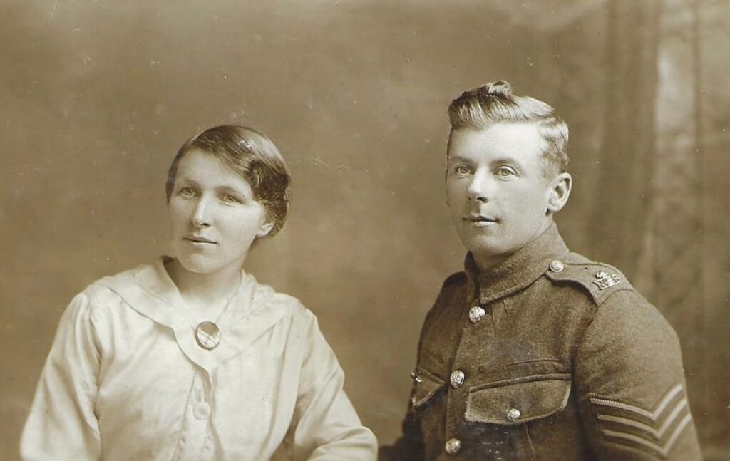 Daisy Besford with her husband Will Lyons