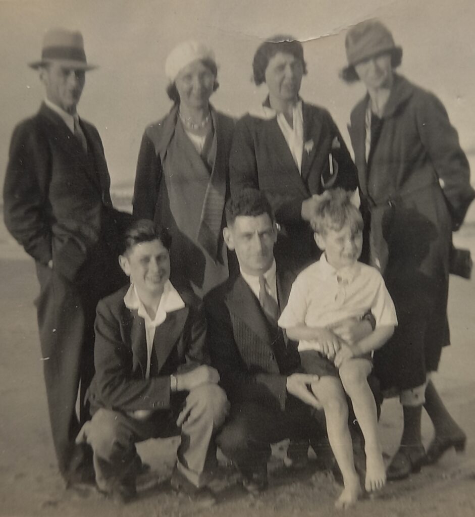 Janet Partland (née Besford) with Albert Edward Partland Senior, and their son, Albert Edward Partland Junior.