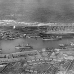 Cowpen Square, the River Blyth, the North Side Staiths and environs, Blyth, 1935.